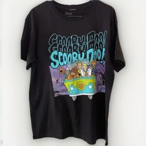 Scooby-Doo! M Black Colorful Cool Graphic T-Shirt